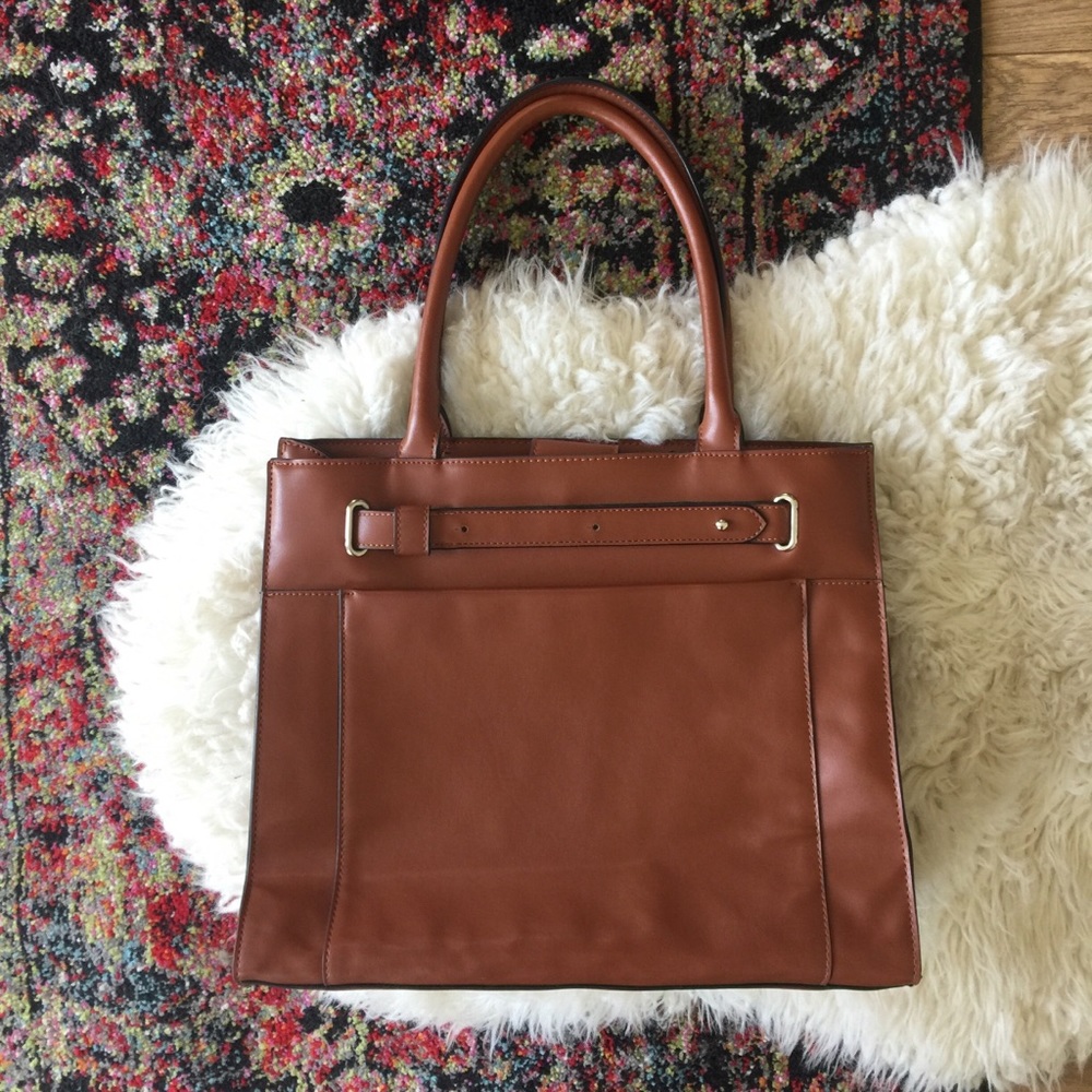 Vegan leather tote or laptop bag